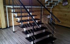 Escalier à faire soi-même à partir d'un tube profilé : nous démontons la structure des marches et des structures vissées, effectuons l'installation Escalier à faire soi-même à partir d'un tube profilé 20x40