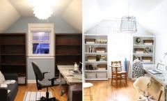 فضای داخلی یک خانه خصوصی قبل و بعد - 40 عکس از اتاق