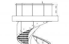 Clôture pour un escalier en colimaçon : options