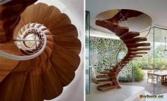 Cómo construir una escalera de caracol: una estructura de caracol entre los pisos de una casa